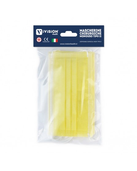 IVICOLOR MASCHERINA GIALLO10PZ