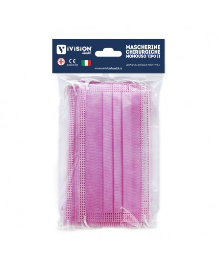 IVICOLOR MASCHERINA ROSA 10PZ