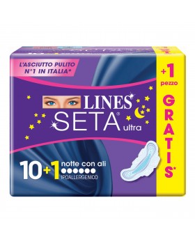 LINES SETA ULTRA NOTTE 10+1PZ