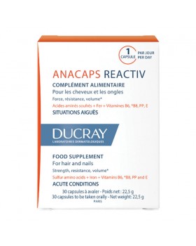 ANACAPS REACTIV CAPELLI 30CPS<