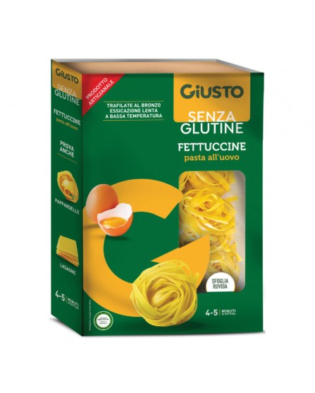 GIUSTO S/G FETTUCCINE UOVO250G