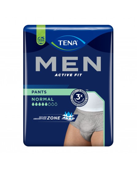 TENA MEN ACTIVE FIT GREV S/M