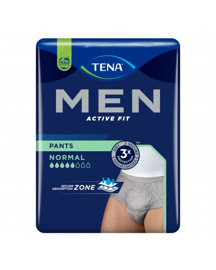 TENA MEN ACTIVE FIT GREV L/XL