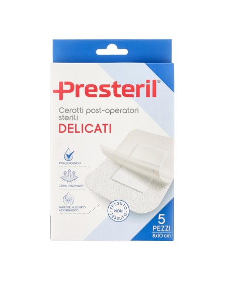 MEDIPRESTERIL P/OP DEL 8X10 5P