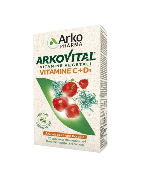 ARKOVITAL VITAMINE C+D3 20CPR