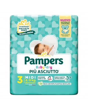 PAMPERS BD DOWNCOUNT MIDI 20PZ
