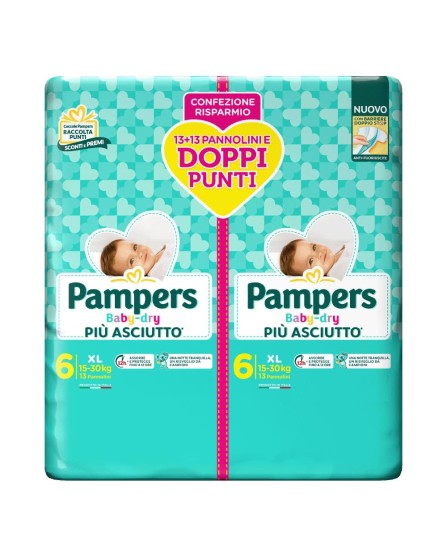 PAMPERS BD DUO DOWNCOUNT XL26P