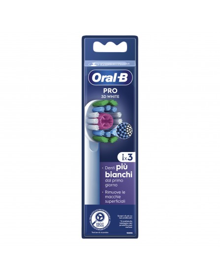 ORALB PW REFILL 3D WHITE 3PZ