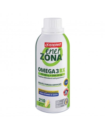 Enerzona Omega 3 RX 210 Capsule (Lunghissima Scadenza - Senza Ritorno di Sapore)