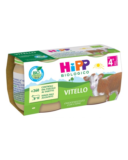 HIPP BIO OMOG VITELLO 2X80G